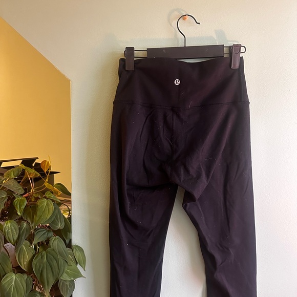 Black High-Waisted LuluLemon Leggings - Picture 4 of 5